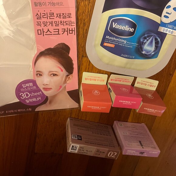 K Beauty Haul Viral Daiso Korea Park & Son Color Balm, etc. NEW - Picture 3 of 3